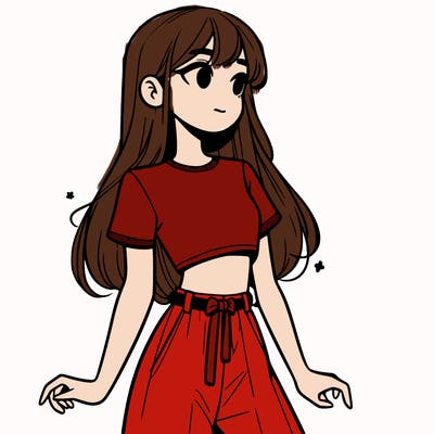 girl in a cute crop top