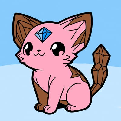 crystal kitten
