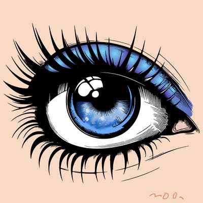 realistic eye