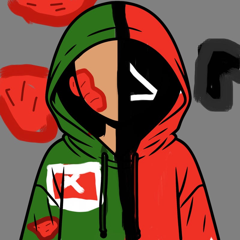 faceless girl in hoodie