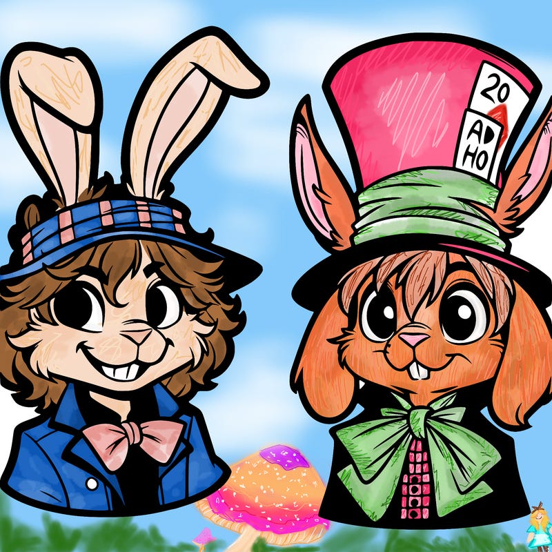 mad hatter and march hare