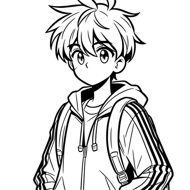 teenage anime athlete