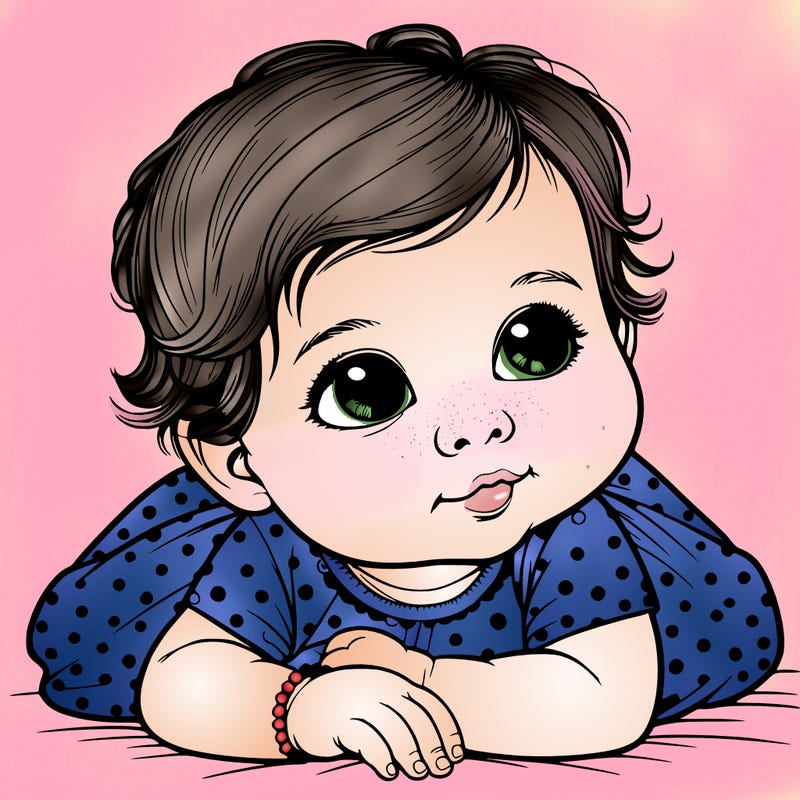 realistic baby girl
