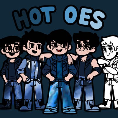 group of boys hot ones