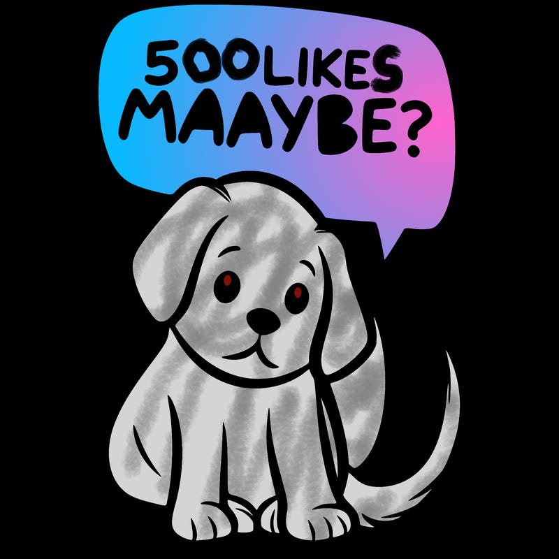 a puppy that says 5 like maybe