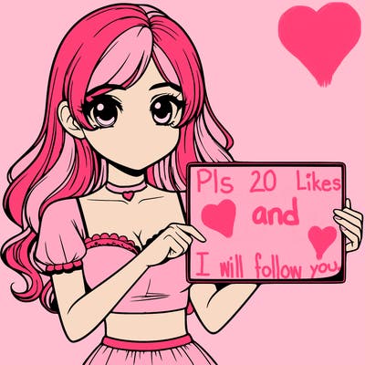 realistic pretty girl holding blank sign