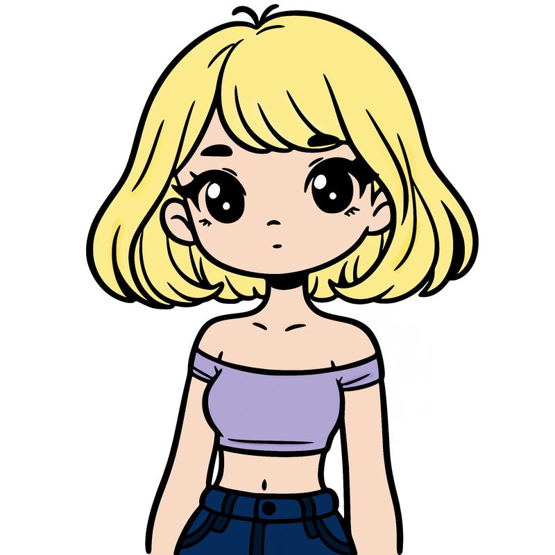 girl in a cute crop top