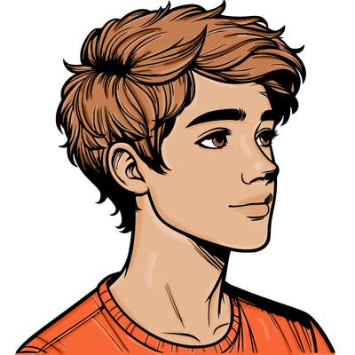 realistic teenage boy