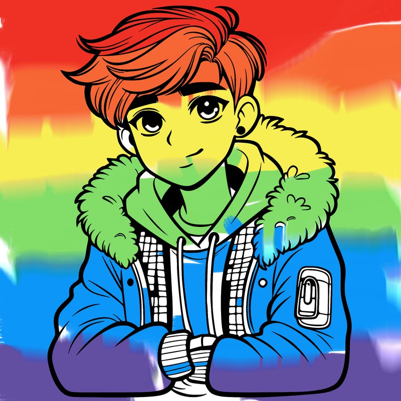 stylish teenager