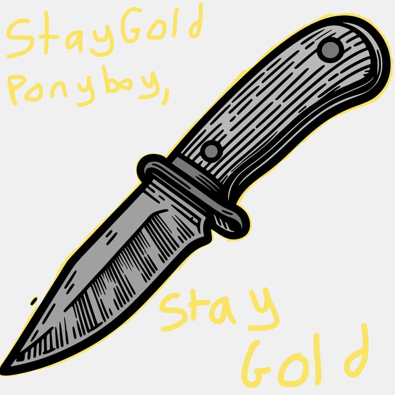 a knife