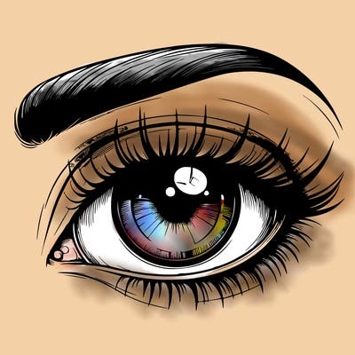 realistic eye
