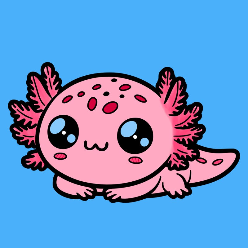 cute axolotl