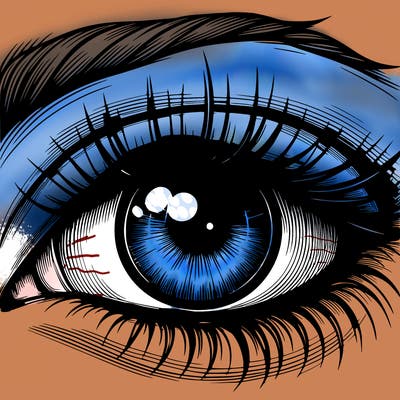 realistic eye