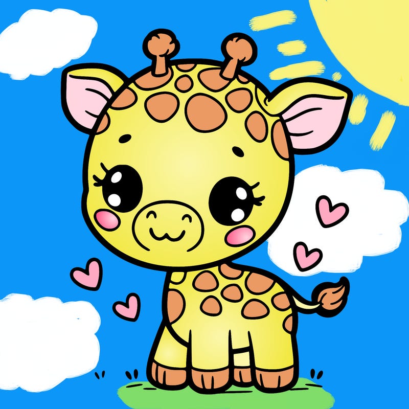 cute giraffee