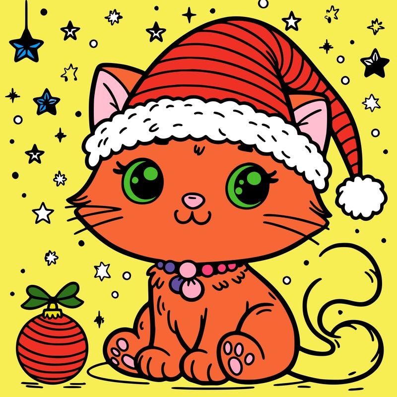 cat christmas