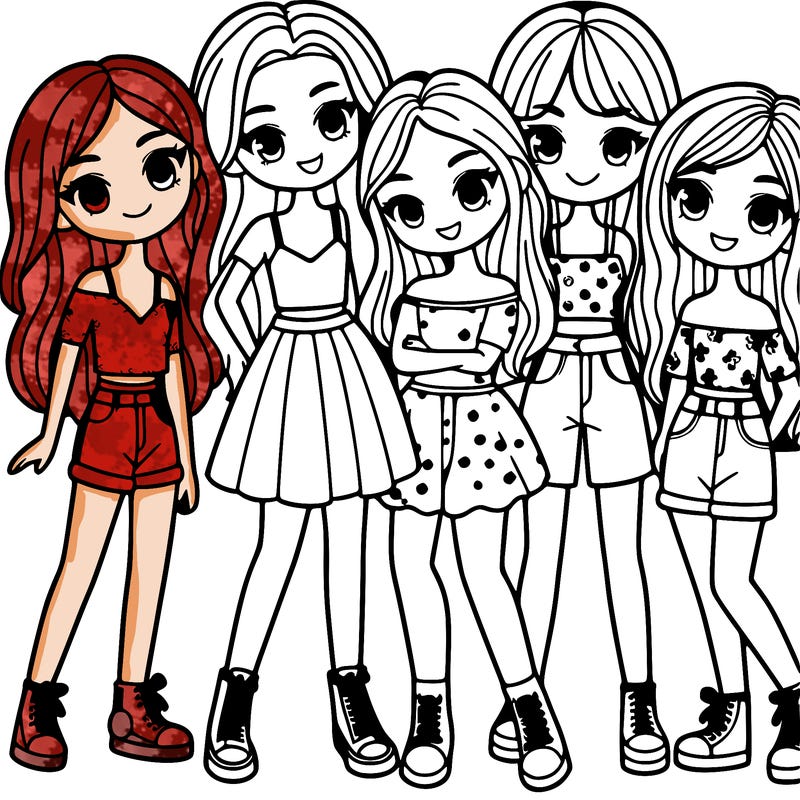 group of girls