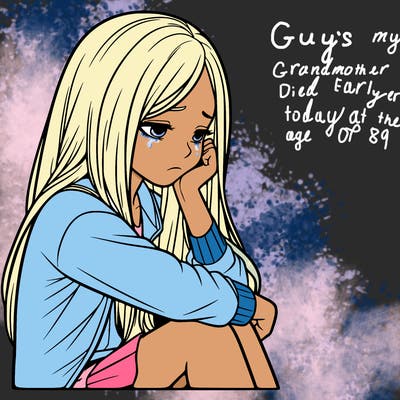 a realistic girl with depression