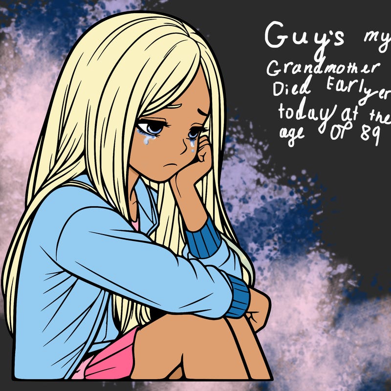 a realistic girl with depression