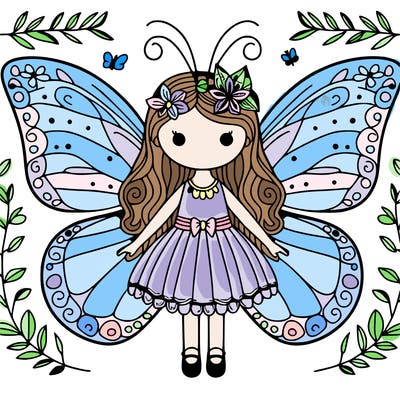 butterfly girl