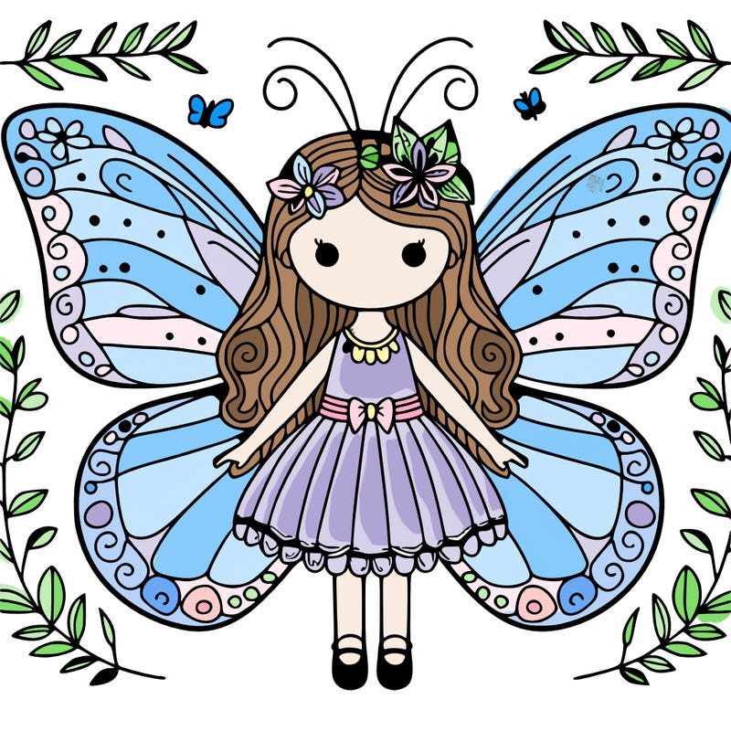 butterfly girl