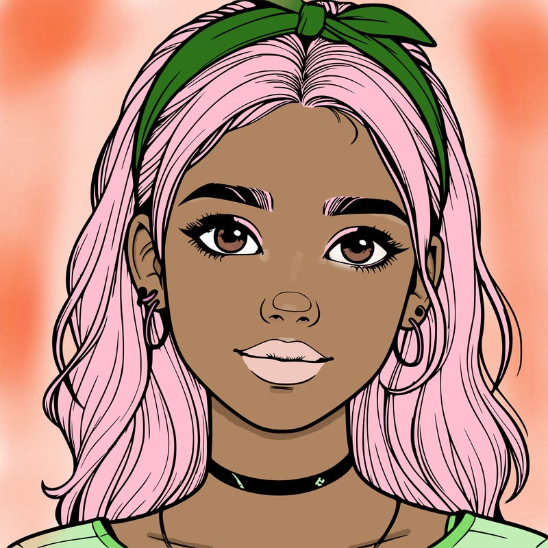 realistic teenage girl