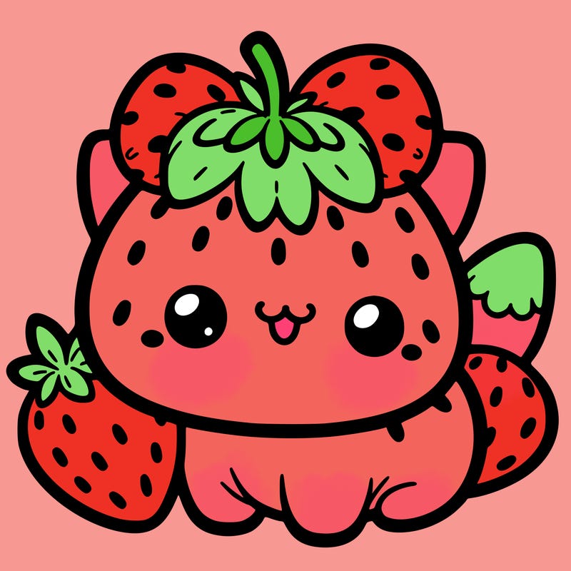 strawberry cat