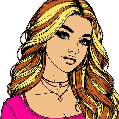detailed realistic girl