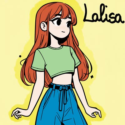 girl in a cute crop top