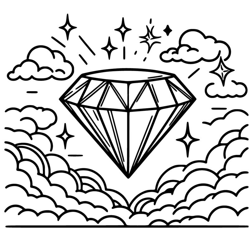 like a diamond in the sky