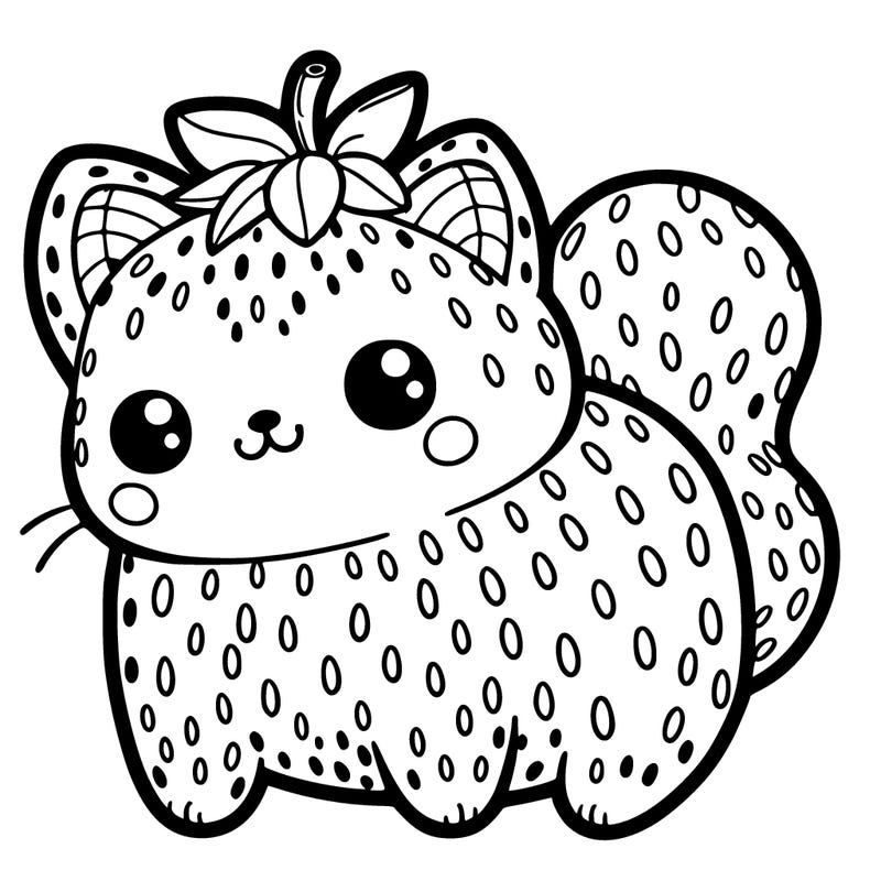 strawberry cat