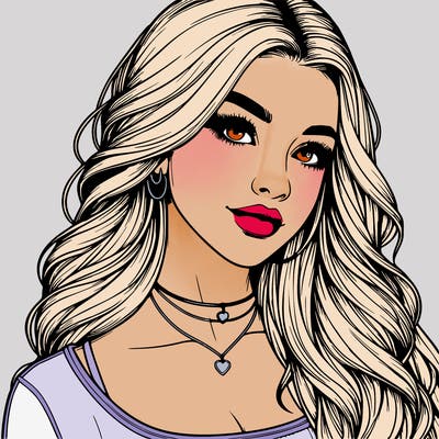 detailed realistic girl