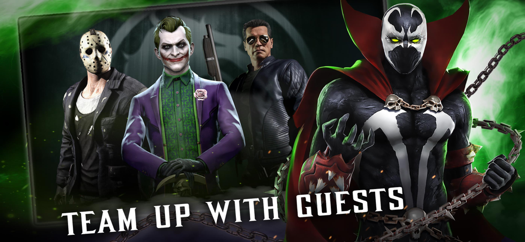 Mortal Kombat - Combattenti ospiti tra cui Jason Voorhees, The Joker, Terminator e Spawn in Mortal Kombat Mobile