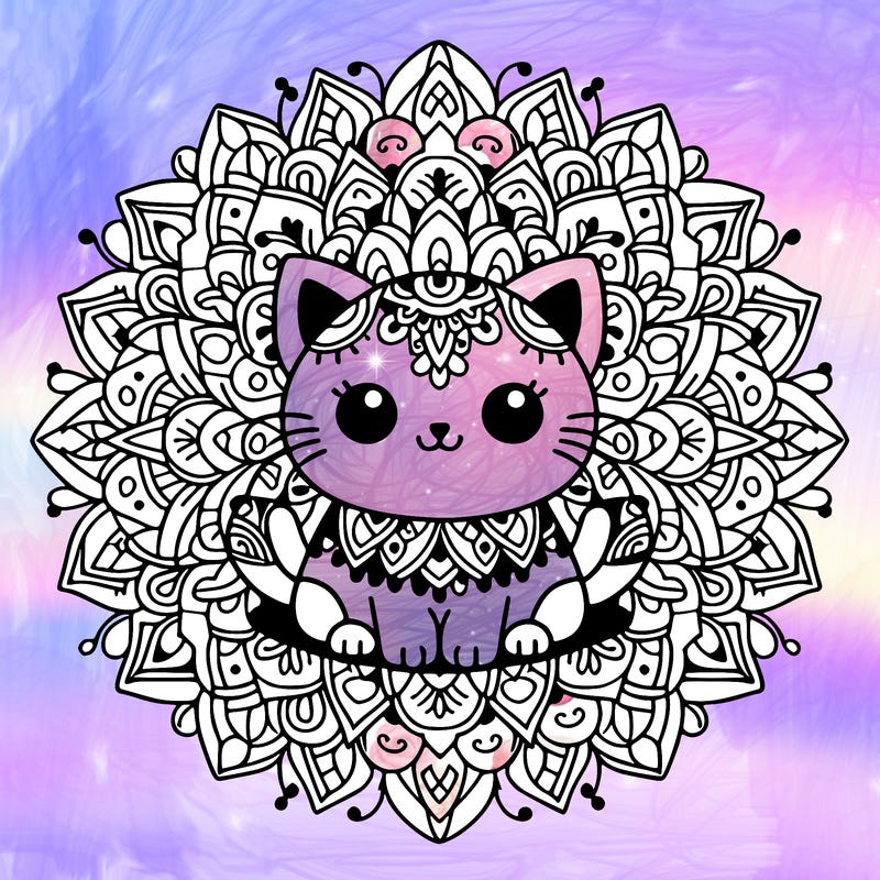 mandala cat