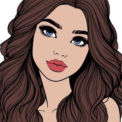 beautiful realistic girl