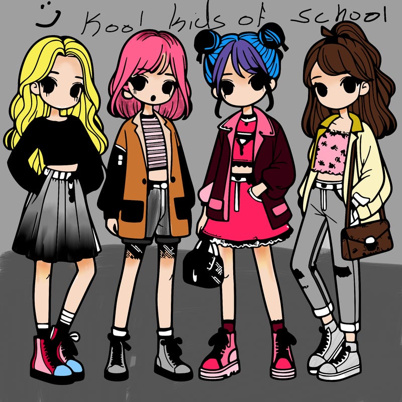 girls with fashion