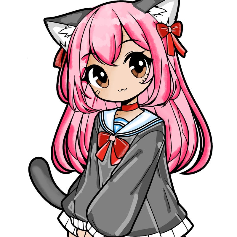cat anime girl