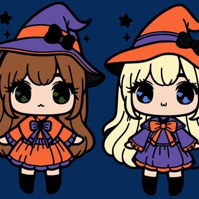 cute kawaii witch