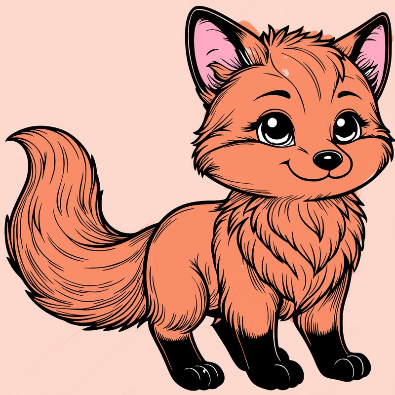 realistic fox