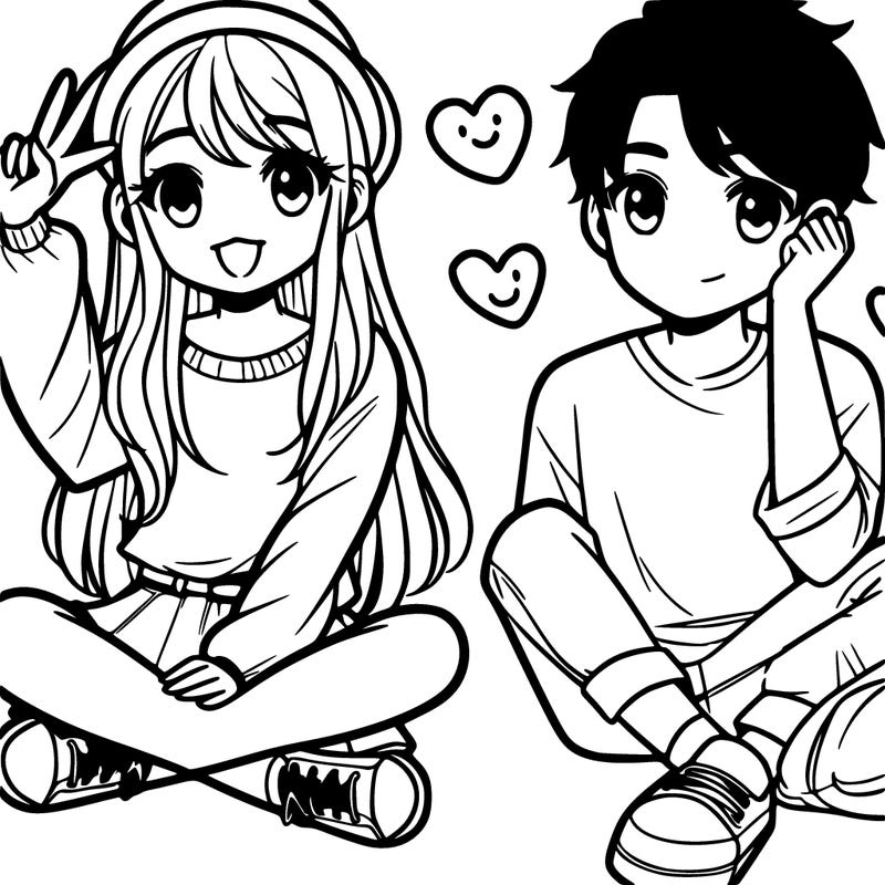 a girl and her boyfriend