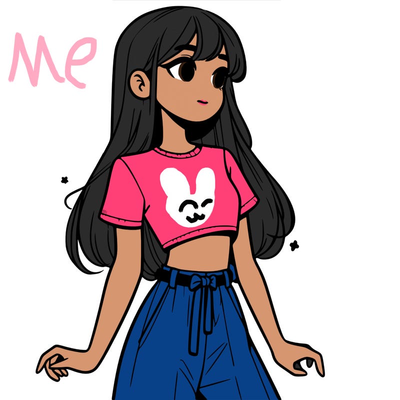 girl in a cute crop top