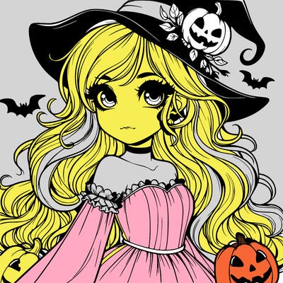 realistic girl halloween
