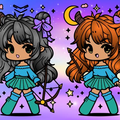 sagittarius girly cute