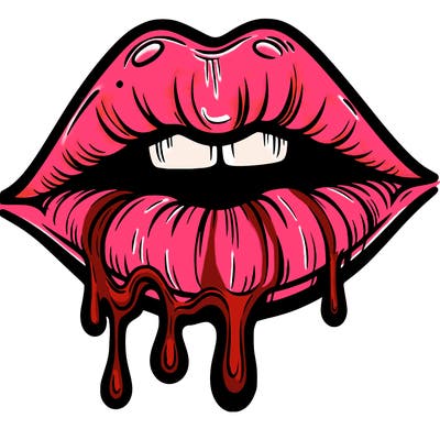 lips that look realistic and drip