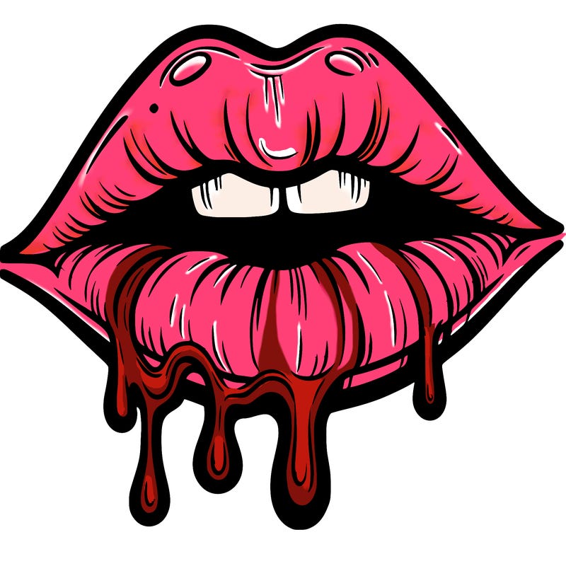 lips that look realistic and drip