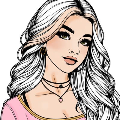 detailed realistic girl