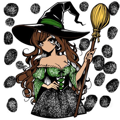 realistic witch