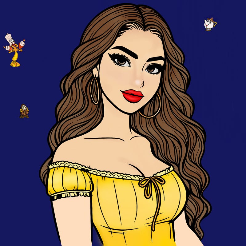 detailed realistic latina woman