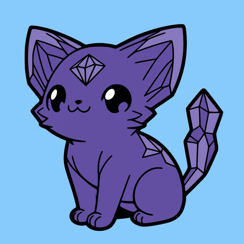 crystal kitten
