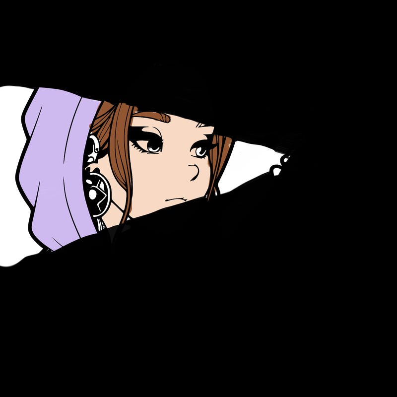 a realistic girl, spray painting