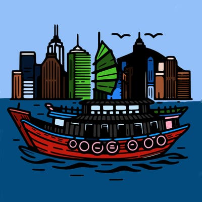 hong kong china boat